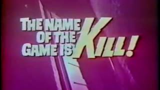 THE NAME OF THE GAME IS KILL  1968 TV Trailer