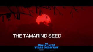 The Tamarind Seed 1974 title sequence