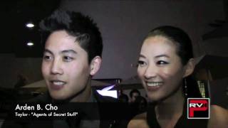 Ryan Higa with Arden Cho at the world premiere screening of Agents of Secret Stuff