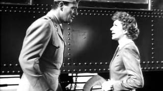 A Romantic Good Bye John Wayne and Claudette Colbert Without Reservations