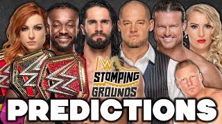WWE Stomping Grounds 2019 Predictions
