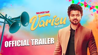 Varisu  Trailer 2023Thalapathy VijayVamsi PaidipallySarath Kumar