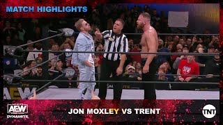 Moxley and Trent wage war in the AEW Ring as Orange Cassidy interferes