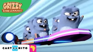 Grizzy  the Lemmings  Hover Board  Cartoonito Africa