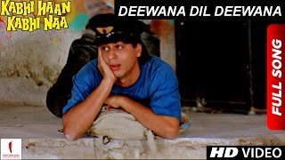 Deewana Dil Deewana  HD  Full Song Kabhi Haan Kabhi Naa  Shah Rukh Khan Suchitra Krishnamurthy