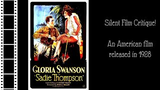 Silent Film Critique Sadie Thompson 1928