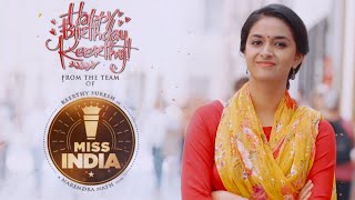 Keerthy Suresh Birthday Song Teaser  Miss India  Narendra  Thaman S  Mahesh S Koneru