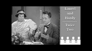 Twice Two Colour 1933 Laurel  Hardy