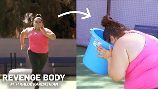 Participant Pushes Self To Limit After Being Cheated On  Revenge Body with Khlo Kardashian  E