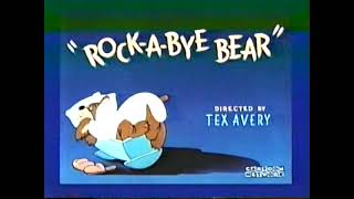 Rockabye Bear 1952 opening titles with 1960s MGM Lion logo