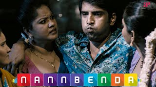 Nannbenda Movie Scenes  Whats Santhanam about to spit  Udhayanithi Stalin  Nayanthara