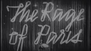 The Rage of Paris 1938 Comedy