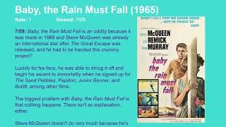 Movie Review Baby the Rain Must Fall 1965 HD