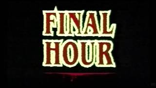 FINAL HOUR  Trailer 1995 DeutschGerman