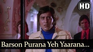 Barson Purana Ye  Hera Pheri  Amitabh Bachchan  Vinod Khanna  Bollywood Songs  Kishore Kumar