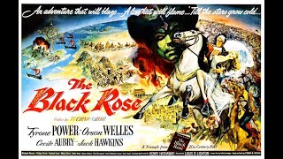 THE BLACK ROSE 1950 Theatrical Trailer  Tyrone Power Orson Welles Ccile Aubry