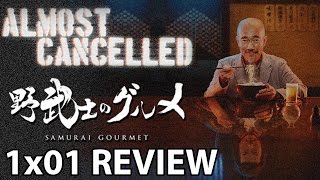 Samurai Gourmet Season 1 Episode 1 Midday Beer at a Restaurant Review