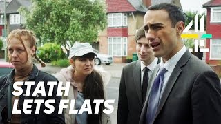 Stath Lets Flats  The Funniest Scenes  Bloopers from Series 2  Part 1