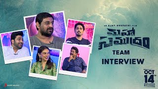 Maha Samudram Team Interview  SharwanandSiddharthAditi Rao  Ajay Bhupathi  Anil Sunkara