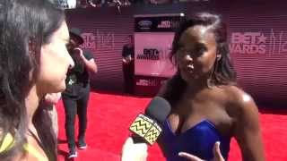 Nadine Ellis  BET AWARDS Red Carpet Interview  AfterBuzz TV