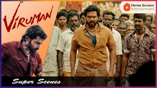 Viruman Movie Scenes  Rajkiran narrates story to Aditi  Karthi  Aditi Shankar  Soori  Rajkiran