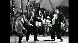 Larry Blows A Line In The 3 Stooges Gents Without Cents 1944