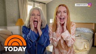 See 1st pics of Jamie Lee Curtis Lindsay Lohan in Freakier Friday