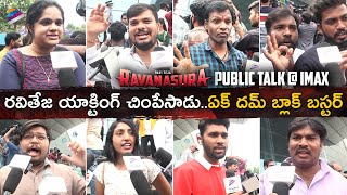 Ravanasura Public Talk  Ravanasura Public Review  IMAX  Ravi Teja  Sushanth  Sudheer Varma