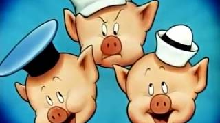 Three Little Pigs in The Practical Pig by Dick Rickard and Walt Disney