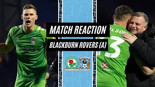 Ben Wilson and Mark Robins on Blackburn win and lastgasp leveller  Match Reaction