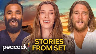 Mrs Davis  Set Diaries with Betty Gilpin Jake McDorman and Andy McQueen