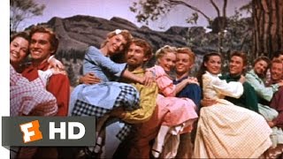 Seven Brides for Seven Brothers 510 Movie CLIP  The Barn Dance 1954 HD