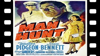 Man Hunt 1941 Full Movie Staring Walter Pidgeon Joan Bennett George Sanders Crime Drama Romance