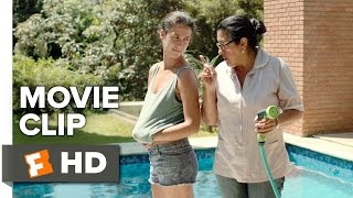 The Second Mother Movie CLIP  Pool 2015  Helena Albergaria Movie HD