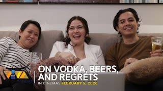 JC Bela and Direk Irene React to On Vodka Beers and Regrets Official Trailer in cinemas Feb 5