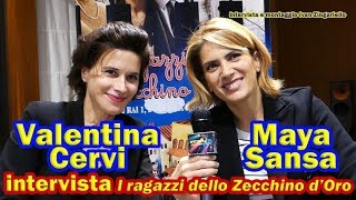 Valentina Cervi e Maya Sansa intervista I ragazzi dello Zecchino dOro