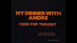 Trailer My Dinner with Andre  1981