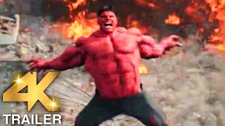 CAPTAIN AMERICA BRAVE NEW WORLD Red Hulk Destroys White House Trailer 4K ULTRA HD 2025