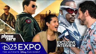 Danny Ramirez On Top Gun Maverick Vs Captain America New World Order   2022 D23 Expo  Phase Zero