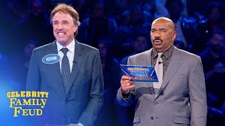Kevin Nealon and Susan Yeagley win BIG in Fast Money  Celebrity Family Feud