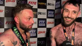 Beau Besley and Michael Devine  Post Fight Interview at BKB32