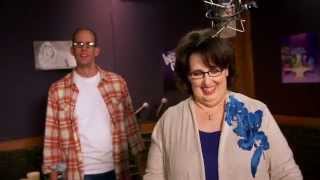 Pixars Inside Out Phyllis Smith Sadness Behind the Scenes Voice Recording  ScreenSlam