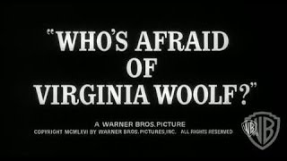 Whos Afraid of Virginia Woolf  Original Theatrical Trailer