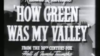 How Green Was My Valley 1941 Reissue Trailer  Walter Pidgeon Maureen OHara  Classic Dramas