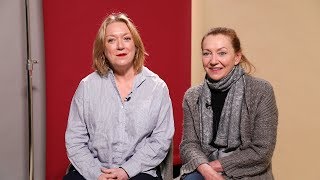 Kristine Nielsen and Julie White on Being Surrounded by Death and Dicks in Broadways GARY