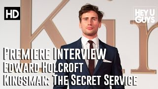 Edward Holcroft Interview  Kingsman The Secret Service Premiere