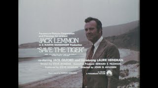 Save the Tiger 1973  6 High Def TV Spots Trailers Jack Lemmon Jack Gilford