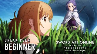 Sword Art Online the Movie Progressive Aria of a Starless Night  CLIP  BEGINNER