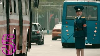 Pyongyangs Mesmerising Traffic Cops  Michael Palin In North Korea  Channel 5