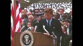 Why go to the moon  John F Kennedy at Rice University